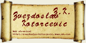Zvezdoslav Kotorčević vizit kartica